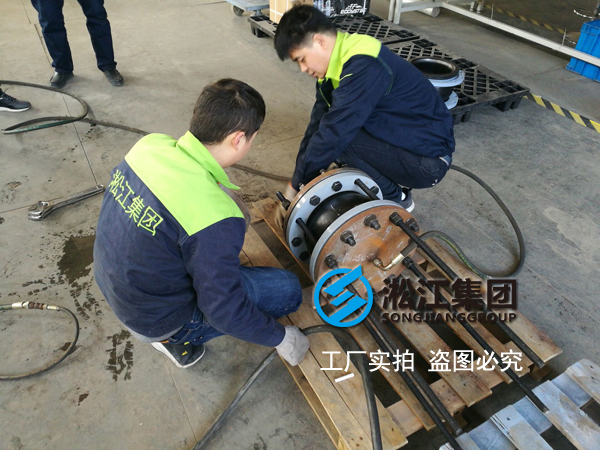 新年新开始 产品质量很重要 DN250橡胶接头压力检测培训