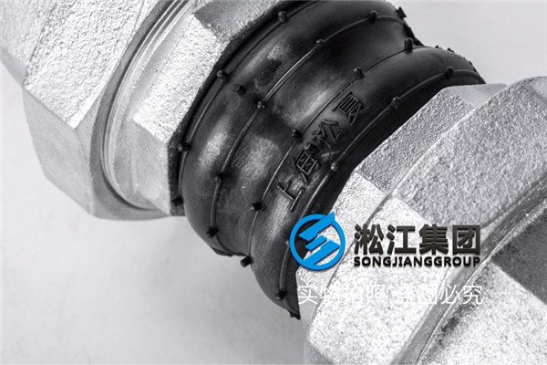 江苏高铁商务中心项目KST-L-DN80双球丝扣橡胶软接头