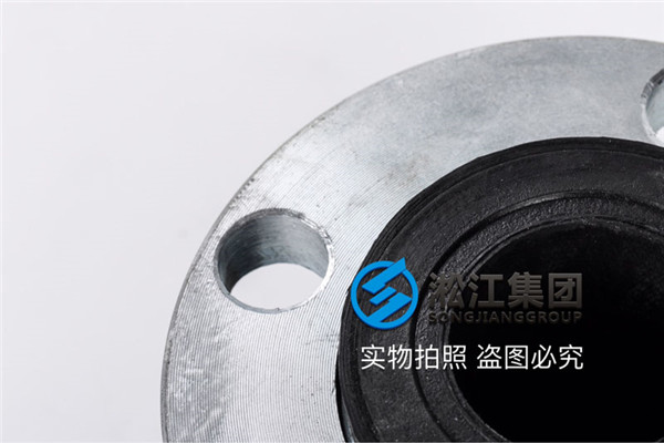 广州润滑油日标10K碳钢法兰，橡胶膨胀节单球，DN40，DN50